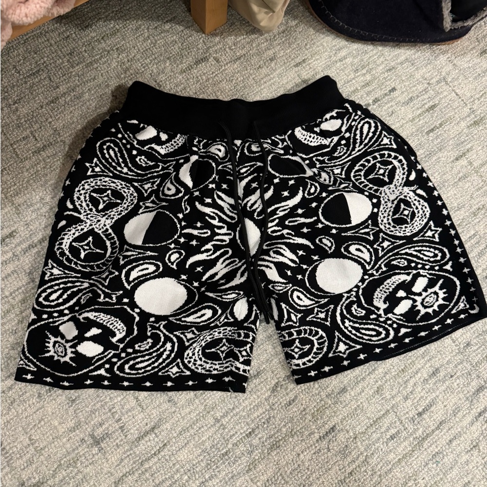 Marcos Alvarado ‘Miracles, Beliefs, Mysteries’ Bandana Shorts Sz S